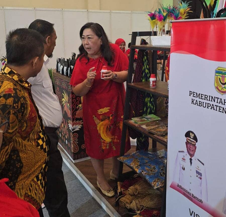 Ilustrasi berita Mimika: Dihadiri Presiden, Dekranasda Mimika Tampilkan Karya UMKM Pada Ajang APKASI Otonomi Expo 2025
