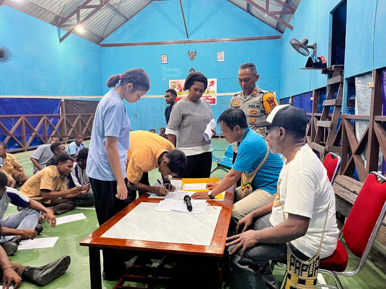 Ilustrasi berita JAYAPURA: Tawuran Pelajar di Sentani Bermula dari Medsos, 41 Siswa Sempat Diamankan