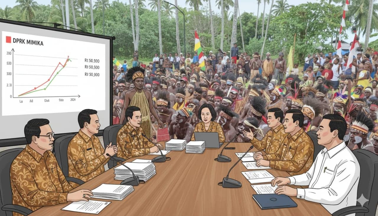 Ilustrasi berita Mimika: Warga Usul Pembahasan APBD Mimika TA 2026 Dilaksanakan di Kokonao, Implementasi Semangat Membangun dari Kampung