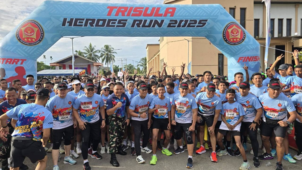 Ilustrasi berita Mimika: Ribuan Peserta Ramaikan Mimika Trisula Heroes Run 2025