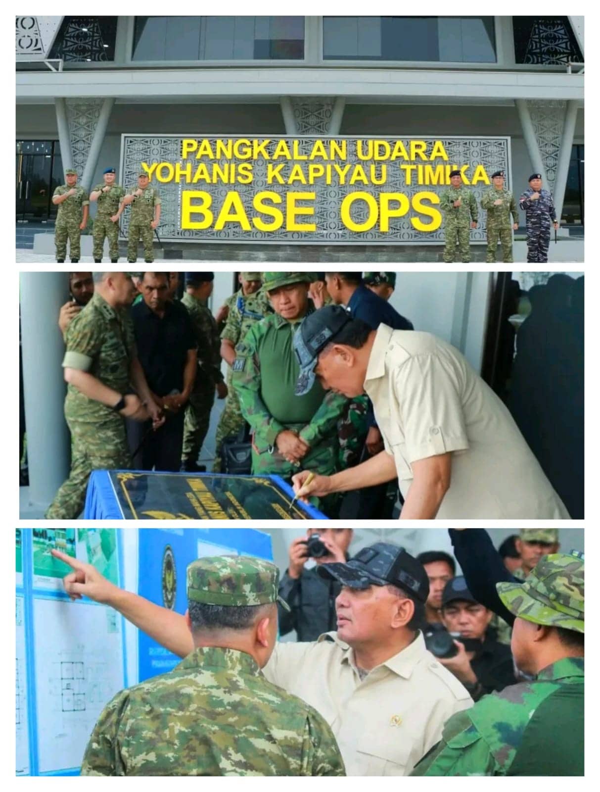 Ilustrasi berita Mimika: Perkuat Pertahanan Udara Papua Tengah, Menhan Resmikan Baseops Lanud Yohanis Kapiyau Timika