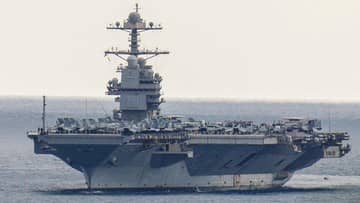 Kapal Induk USS Gerald R. Ford Siap Tempur usai Perbaikan Kebakaran