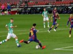 Barcelona Atasi Real Betis 5-2, Messi Catatkan Goal Non Penalti Pertama