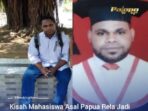 Viral!!! Mahasiswa Asal Papua Rela Jadi Kuli Bangunan Untuk Raih Gelar Sarjana di Tanah Rantau