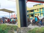 Bikin Macet Jalan !!! Pungutan Portal Parkir Otomatis di Pasar Sentral Timika Harus Diawasi