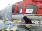 Helicopter Milik PT SGI Ditembak OTK di Kampung Tsinga Mimika