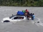 Beredar Video Mobil Hanyut di Sungai Kabur, Apakah Ada Korban Meninggal? Ini Penjelasan Kapolres