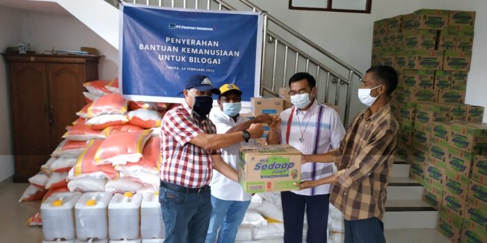 Bantuan Kemanusiaan Freeport Untuk Korban Konflik Intan Jaya 5,3 Ton Bama Disalurkan Melalui Keuskupan Timika