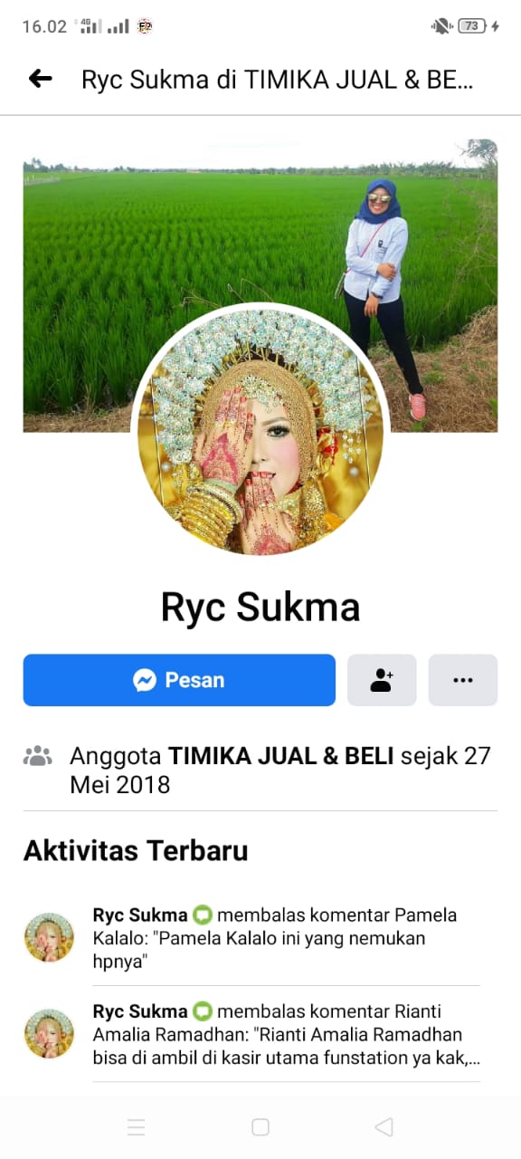 Akun fb Ryc Sukma