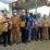 Wagub Papua Klemen Tinal didampingi Wakil Bupati Johannes Rettob, Sekda Michael Gomar, melaunching pengiriman karaka ke Malaysia.