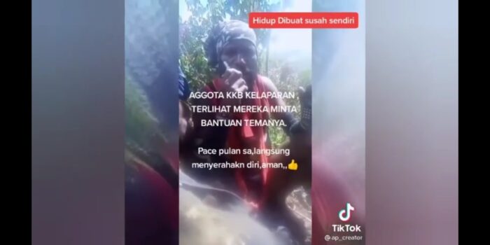 Tonton Videonya !!! Anggota KKB Kelaparan di Hutan Timika, Pimpinan KKB Serui Kembali ke Ibu Pertiwi