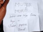 Setelah Bakar Helikopter, KKB Papua Tantang Aparat Melalui Surat