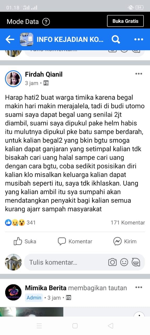 postingan warganet