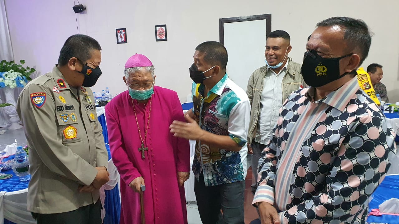Pertemuan Wakapolda Papua dengan Uskup Agung Merauke