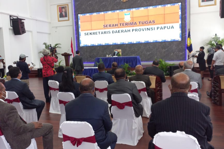 Serah Terima Tugas Sekda Provinsi Papua
