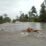 Banjir melanda jalan Trans Nabire.