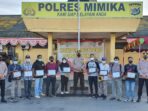 Wartawan Fajar Papua Raih Juara II Lomba Kapolres Mimika Jurnalist Award Kategori Foto Jurnalistik
