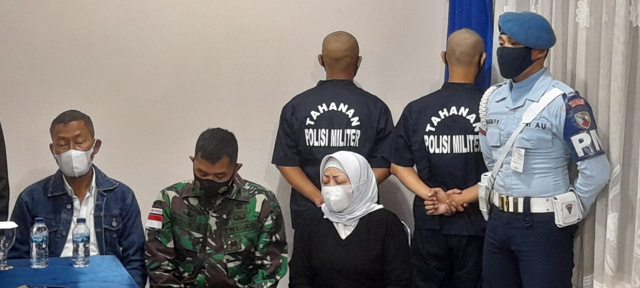 Dua personil TNI AU resmi ditahan