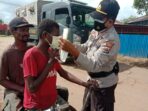 Petugas Gabungan Giat Kampanyekan PPKM Mikro, Warga Merauke Wajib Pakai Masker di Luar Rumah