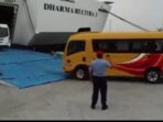 Diangkut KMP Dharma Rucitra, 67 Bus PON untuk Klaster Mimika Bertolak dari Tanjung Priok, Tiba di Timika Tanggal…