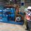 Yogi dari Maintenace Support Central Shop Departmen LIP Oxy Plan Kuala Kencana saat menunjukkan alat pemroses untuk pembuatan oksigen.