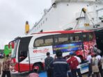 Kapal Pengangkut 67 Bus untuk Kluster Tiba di Pomako, Sekum: Siang Ini Menpora Kunjungi Sekretariat PON Mimika