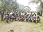 Kunjungan Tentara PNG di Kampung Sota