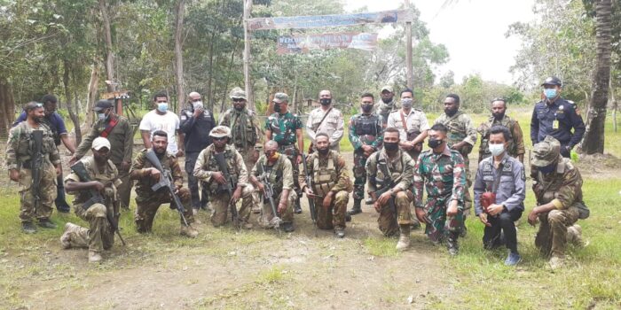 Kerjasama Kamtibmas, Tentara Papua Nugini Kunjungi Polsek Sota