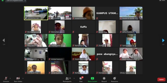 Upacara Virtual Pesantren Hidayatullah Timika