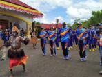 Tiba di Pendopo Bupati Mimika, Kirab Api PON XX Papua Disambut Tari Ipuya
