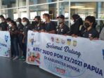 26 Anggota Kontingen Atlet Yudo Papua dan Biliard Tiba di Timika, TARGET 3 EMAS !!!