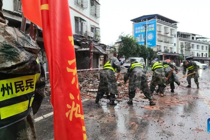 Gempa Sichuan, China