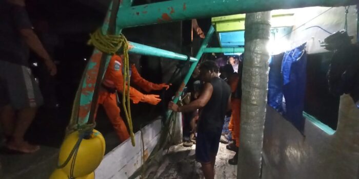 KMN Ringgo Natuna Tenggelam di Laut Arafura, 7 ABK Selamat, 1 Meninggal, Nahkoda Hilang