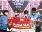 Hasil tangkap layar tim DKI Jakarta memenangi ekshibisi esport PON XX Papua, Jumat (24/9/2021). 