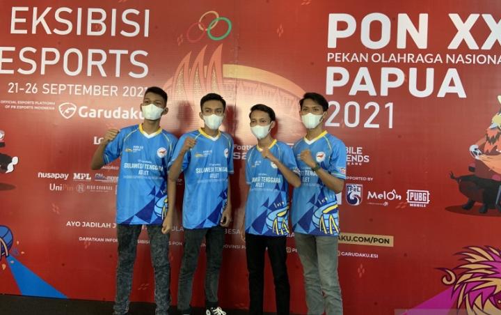 Tim Sulawesi Tenggara menduduki peringkat pertama sekaligus membawa pulang emas Free Fire cabang olahraga ekshibisi esport Pekan Olahraga Nasional (PON) XX Papua dalam babak Grand Final yang digelar di arena Hoki dan Kriket Doyo Baru, Jayapura, Minggu (26/9/2021).