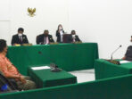 Suasana sidang di Komisi Informasi Publik Papua.