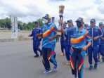 Obor Api PON XX Tiba di Timika, Menambah “28” Sebagai Angka Keramat Bagi “Superman dari Belukar”