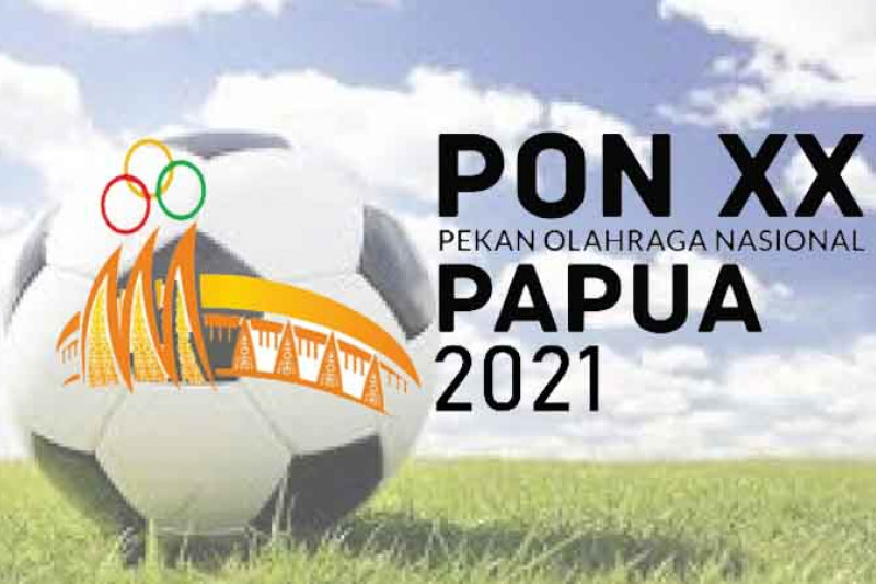 Ilustrasi sepak bola PON XX Papua