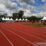 Suasana lintasan lari di arena cabang olahraga atletik di GOR Mimika Sport Complex, Mimika, Papua, Senin (4/10/2021)