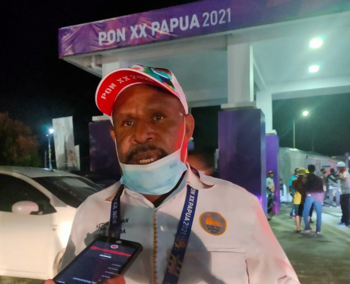 Ketua Harian PB PON Papua, Yunus Wonda. Foto : Sitha/humasPPM