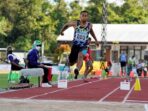 Sapwaturahman Sabet Emas Kedua Cabor Atletik di Nomor Lompat Jangkit PON XX