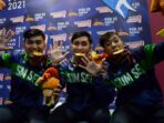 Raih 5 Kali Emas di Anggar Kelas Sabel Beregu Putra, Sumsel Pecahkan Rekor