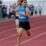 306 Sri Mayasari asal Sumatera Selatan (biru) berhasil meraih medali emas di nomor lari 400 meter putri PON XX Papua yang digelar di arena atletik Mimika Sport Complex, Selasa (12/10/2021). Foto: Humas PPM/Fernando Rahawarin
