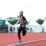 Atlet Sumut, Agustina Mahardika Manik berhasil merebut medali emas dan memecahkan rekor Sea Games atas namanya sendiri melalui nomor lari 800 meter putri PON Papua di venue Atletik MSC, Rabu (13/10/2021). Foto: David La'lang/Humas PPM
