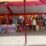 Ket, Foto: Mama-mama Kelompok UMKM Mengamuk di dalam tenda setelah seremoni penutupan di Pasar Lama Jl. Yos Sudarso. Kamis, (14/10)