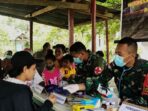 Satgas TNI Beri Layanan Kesehatan Untuk Warga Perbatasan RI-PNG