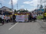 SKP GKI Kingmi Gelar Aksi Damai Stop Kekerasan Terhadap Anak, Gelar Pawai Keliling Kota Timika