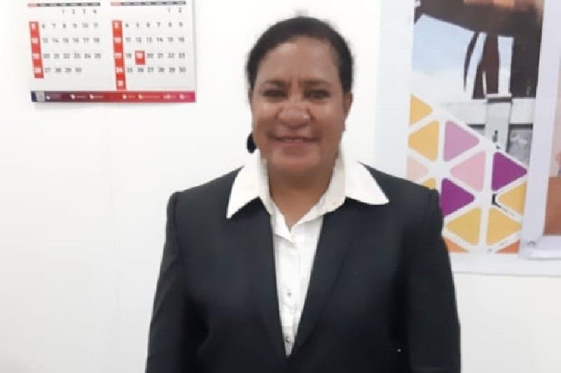 Ketua KPU Provinsi Papua Diana Simbiak.