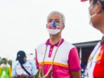 Didampingi Wabup Mimika, Gubernur Ganjar Support Atlet Jateng di Venue Aeromodelling
