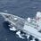 Kapal fregat rudal kendali Yueyang milik Angkatan Laut China berpartisipasi dalam latihan gabungan angkatan laut China-Thailand di lepas pantai selatan kota pelabuhan Shanwei, provinsi Guandong, China.